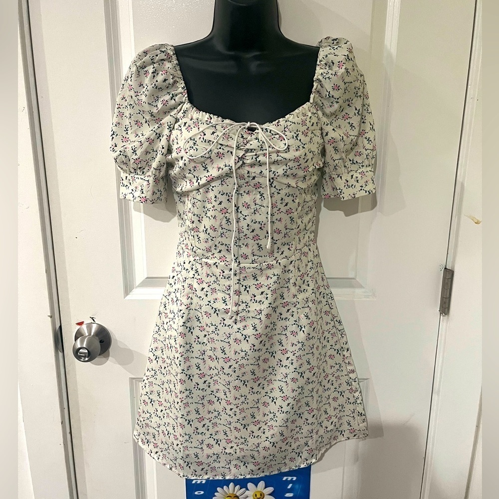 Floral Mint Green Dress